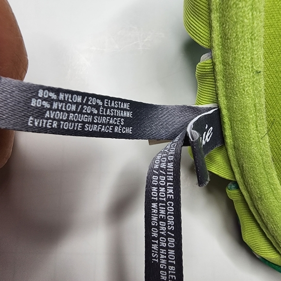 Aerie Push-up Bikini Swim Top Teal Blue 36C Front Clasp - Picture 8 of 9